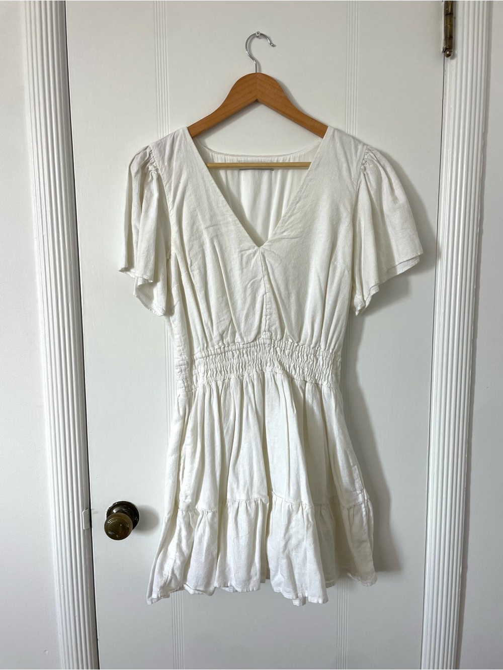 Abercrombie & Fitch White Mini Dress